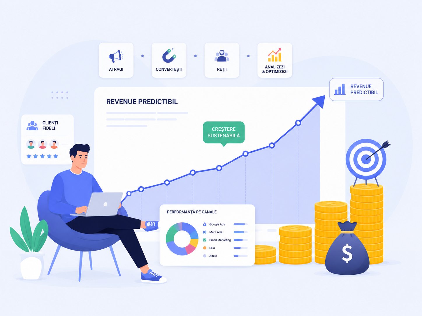 Cum construiești revenue predictibil pentru magazinul tău online?